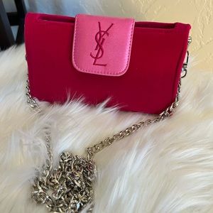 YSL, 💖 NEW VIP, Pink Velvet  Cosmetic clutch/bag